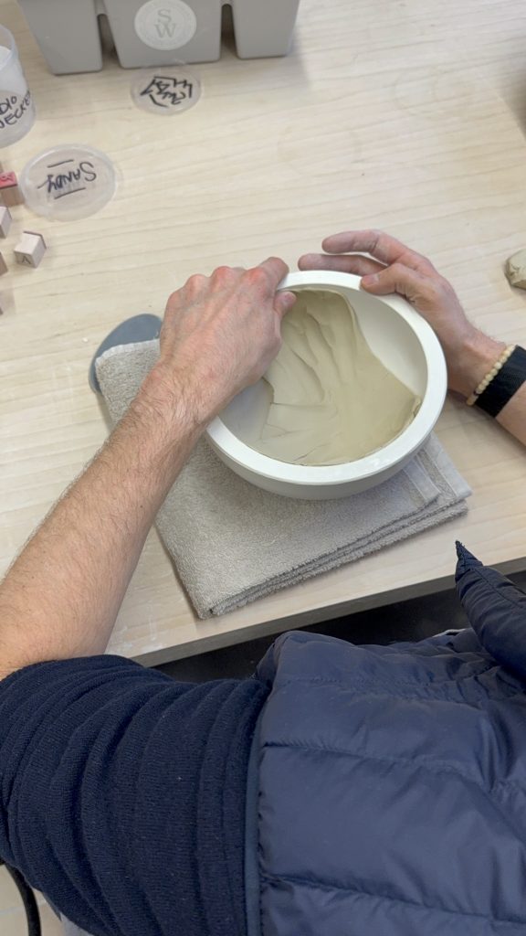 Töpfern mit Gipsgegenformen